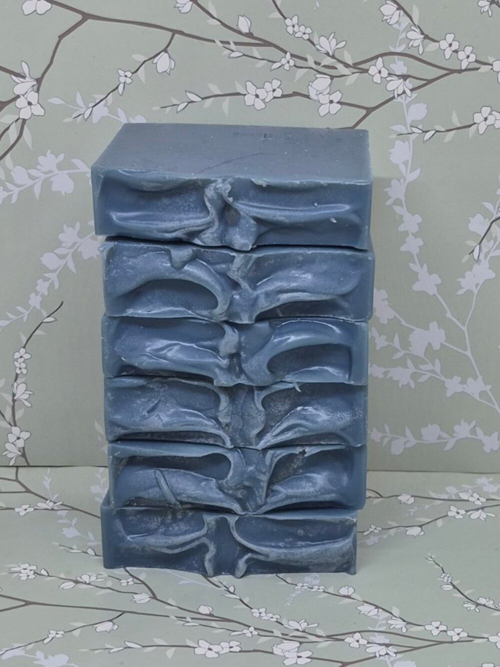 6 Handmade Fresh Picked Blueberry Soap Bars Large Bars 4-5oz each